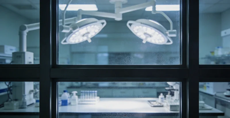 专业人士在办公室内为客户解读基因检测报告