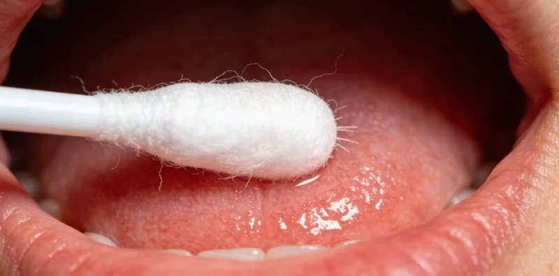 医护人员正在为咨询者进行静脉血