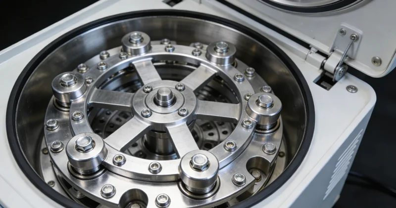 专业的医学实验室内，技术人员正在操作基因检测设备