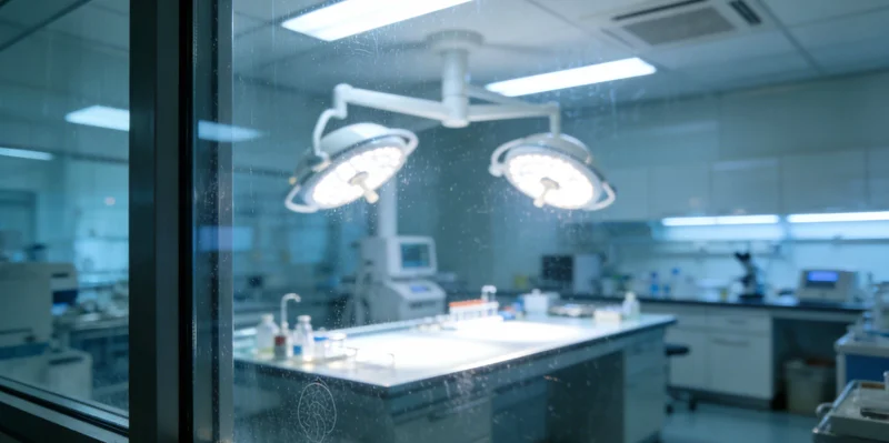 现代化本地基因测序实验室内部环