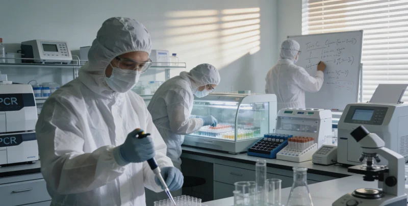 展示多重PCR技术原理的科普示