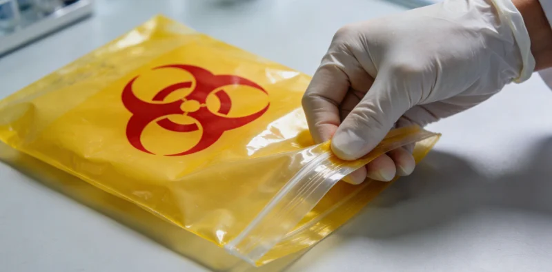 医生在病房查看脑炎患者的恢复情