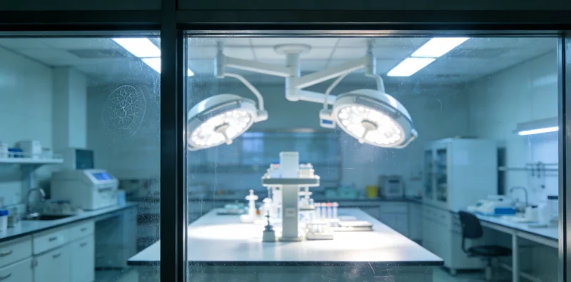 示意图：左侧为显微镜下肺孢子菌