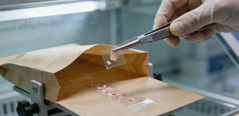 医护人员正在为咨询者进行咽拭子