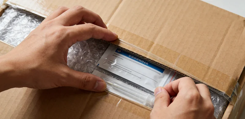 专业采样人员在舒适环境中进行规