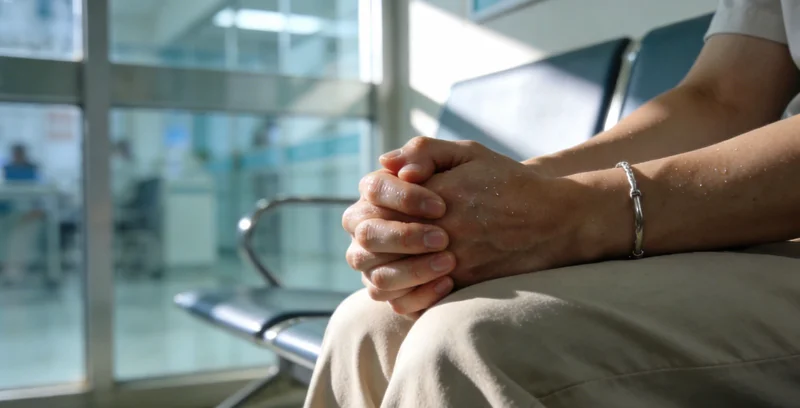 黄山市民在进行健康咨询