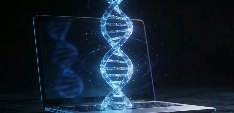 专业基因检测实验室工作场景