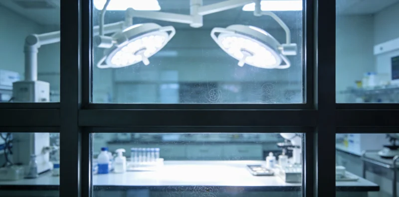 现代化分子诊断实验室内部，技术