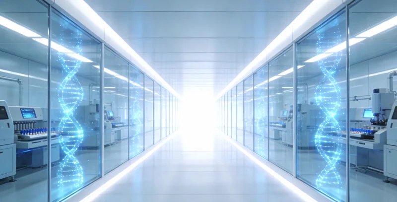 医生在办公室内，指着电脑屏幕上