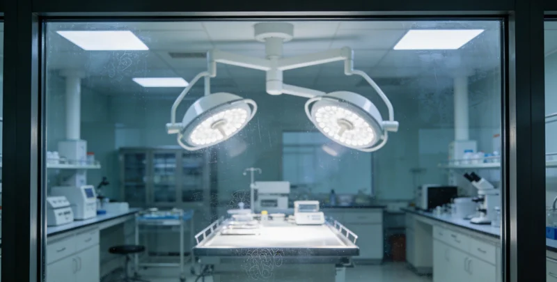 传统培养皿与现代化基因检测设备