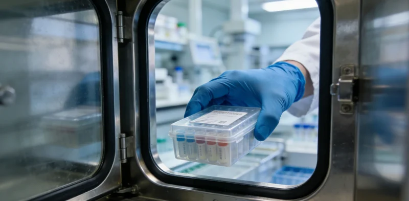 一位女性在户外阳光下微笑，背景