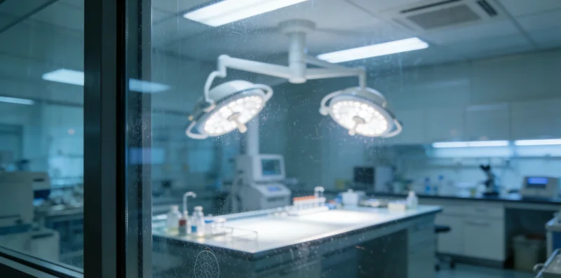 实验室中,技术人员正在操作先进