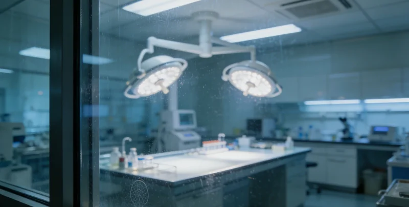 基因检测实验室工作场景