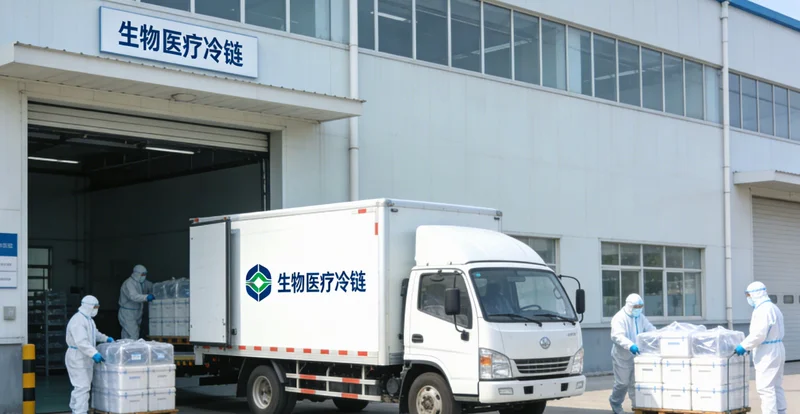 护士采集血液样本并低温保存的过