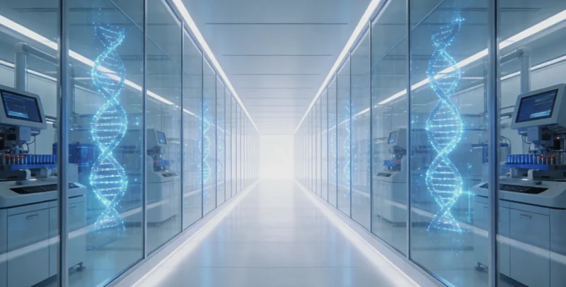 示意本地医院与专业检测机构的不