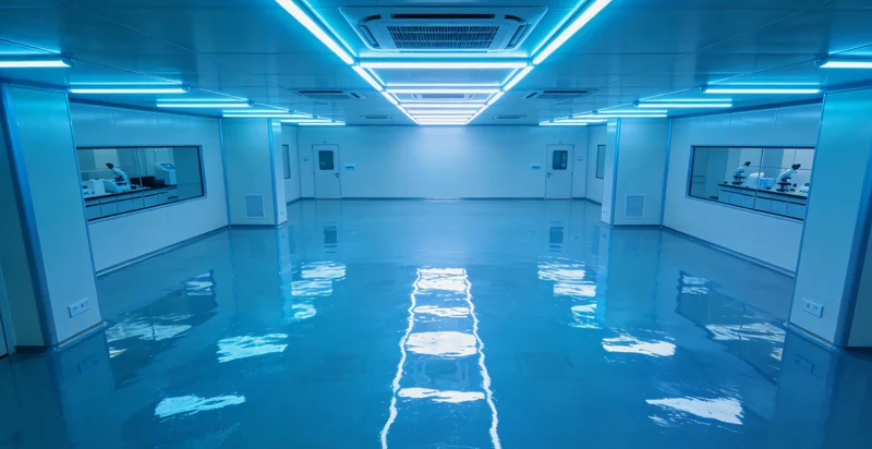 高科技实验室环境中，技术人员正