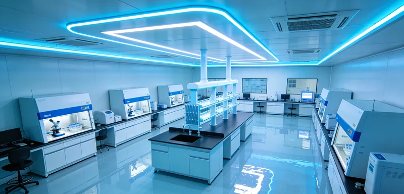 实验室进行DNA提取和测序工作