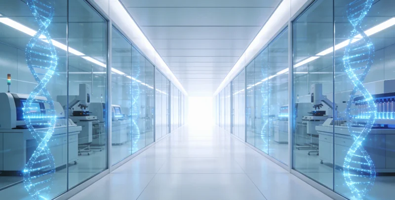 医生与家属在办公室内沟通，指着