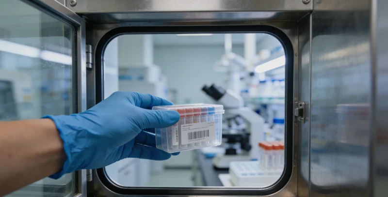 专业顾问为市民解读基因检测报告的画面