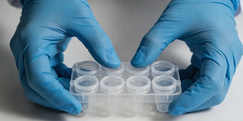 专业人员解读基因检测报告的示意图