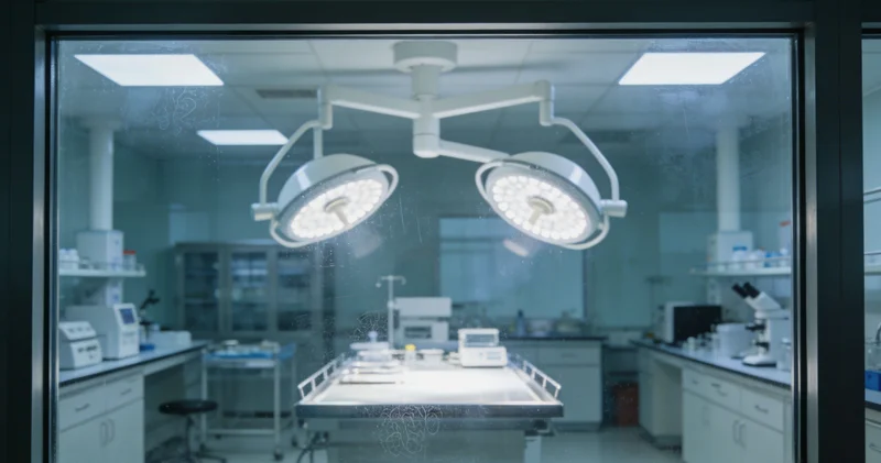 专业人士在电脑前分析基因检测报告,并与女性进行沟通咨询的场景