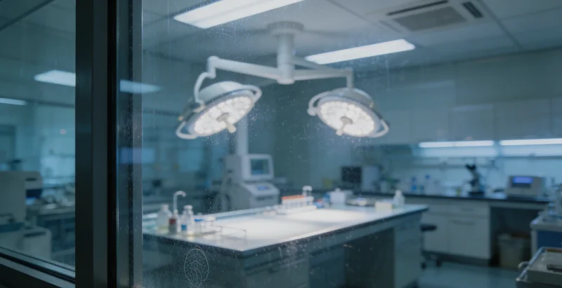 专业的医学检验实验室内,技术人