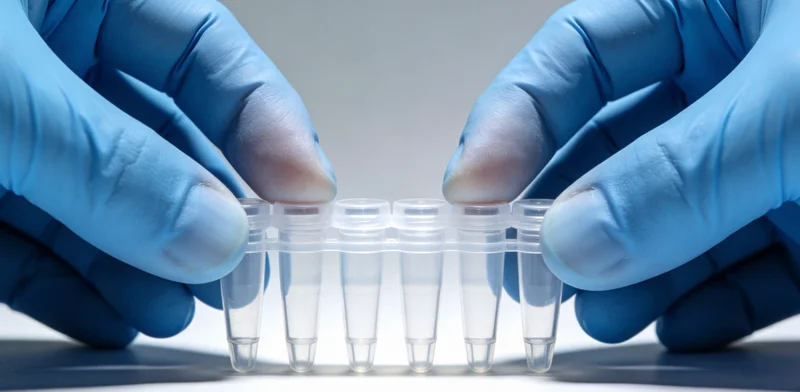 专业人员在向患者解读基因检测报告