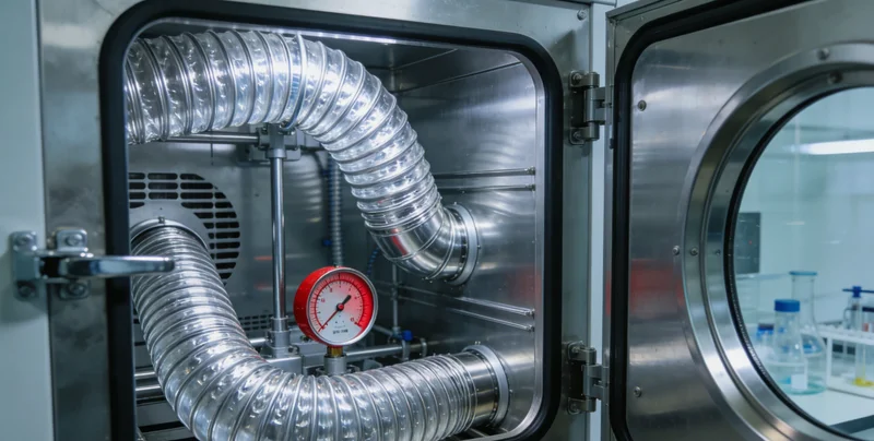 医护人员在支气管镜辅助下，为患