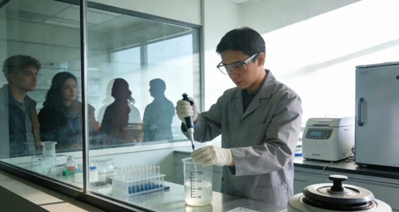 专业人士正在解读一份详细的淋巴瘤基因检测报告