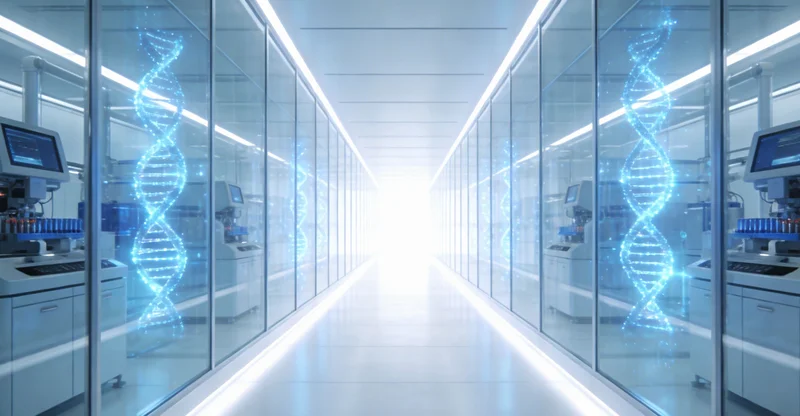 医生为患者解读基因检测报告的场景