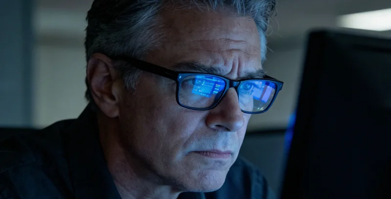 医生正在向家属展示并解释mNG