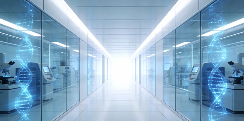 医生在诊室中正向一位女性咨询者