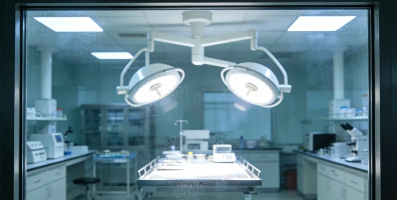 高科技基因测序仪正在运行,屏幕