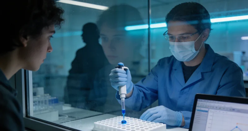 肺癌基因检测流程示意图