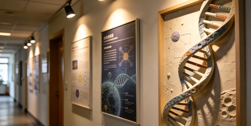 医生与患者家属沟通检测结果