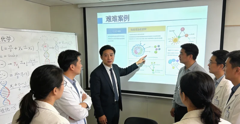 职场人士进行健康咨询的场景