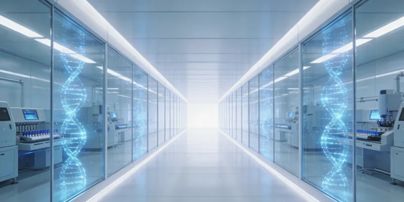 医生在诊室内,与咨询者共同查看