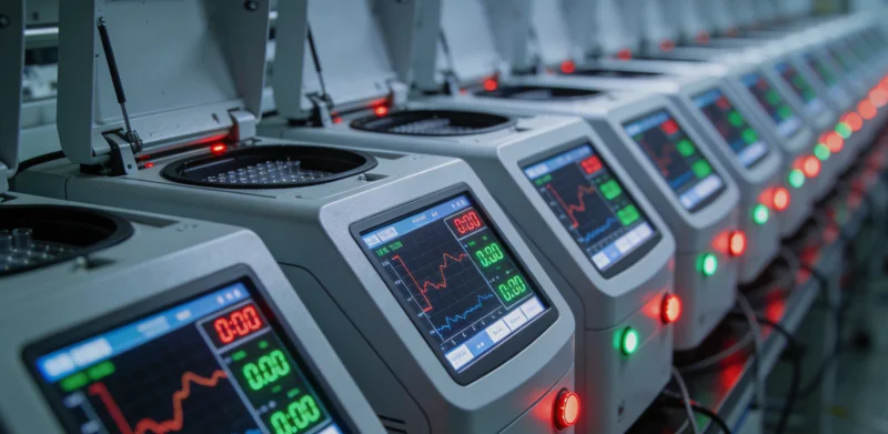 医护人员正在为咨询者进行咽喉拭