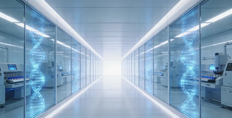 基因检测实验室进行样本处理的工