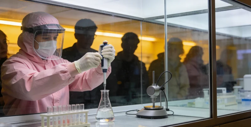 现代化基因检测实验室内部环境