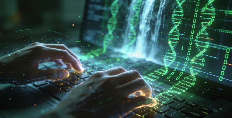 实验室技术人员在生物安全柜内进