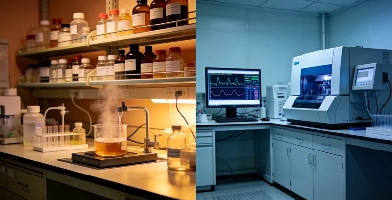 DNA双螺旋与RNA单链对比示