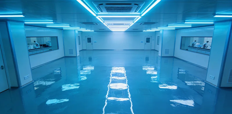 实验室内技术人员在生物安全柜中