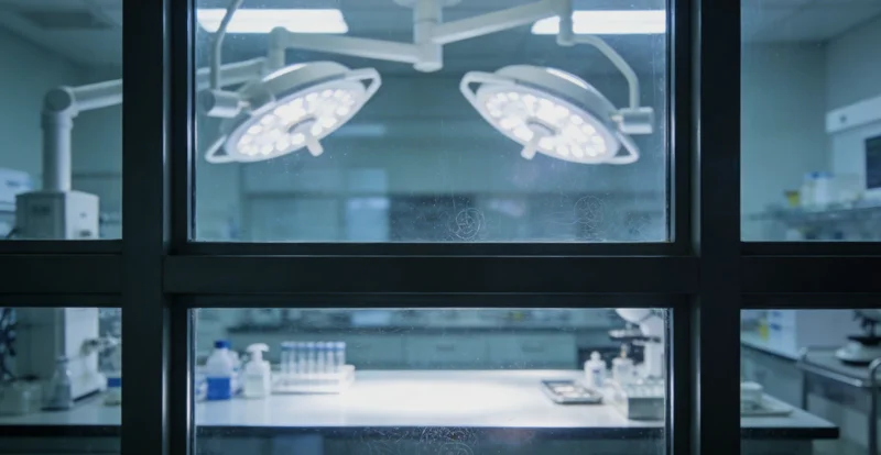 专业洁净的基因检测实验室内部,