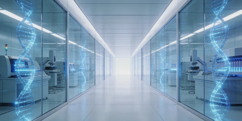 医护人员进行样本采集操作示意图