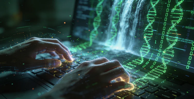 现代化实验室内，高通量基因测序