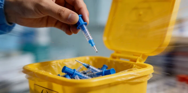 基因检测实验室工作场景