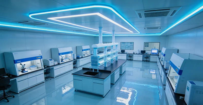 实验室基因分析操作场景