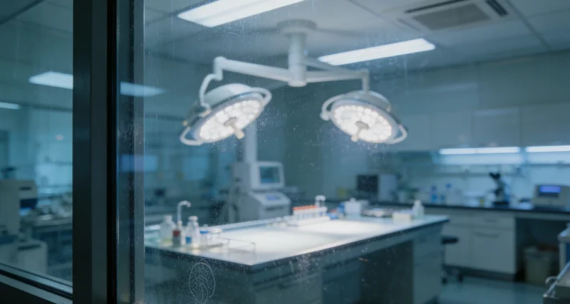 现代化基因检测实验室设备展示