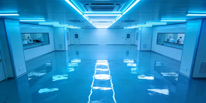 专业实验室人员操作精密仪器，旁